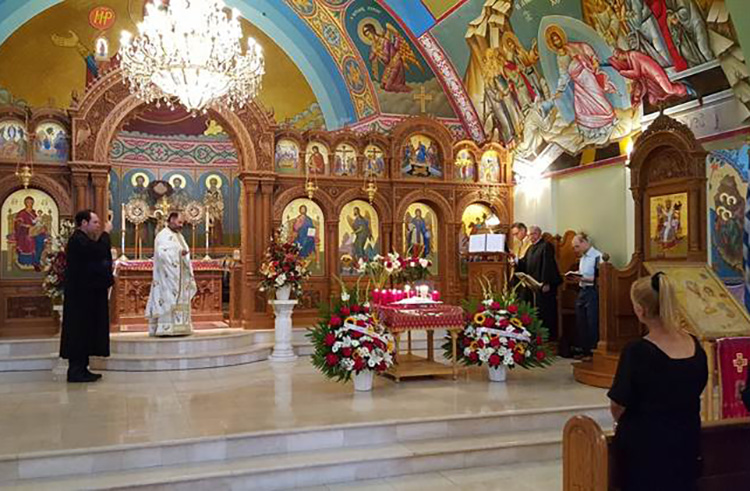 Funeral Service At St Nectarios Greek Church Palatine Feb 2017
